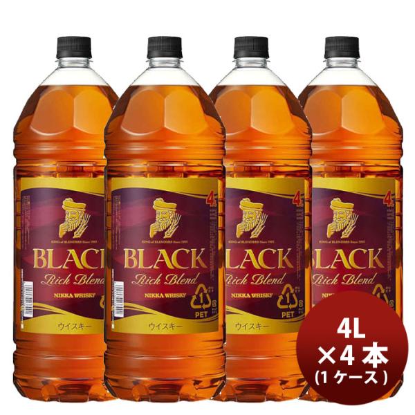 1CS] Black Nikka Rich Blend 4000ml x 4 btls(1 case)
