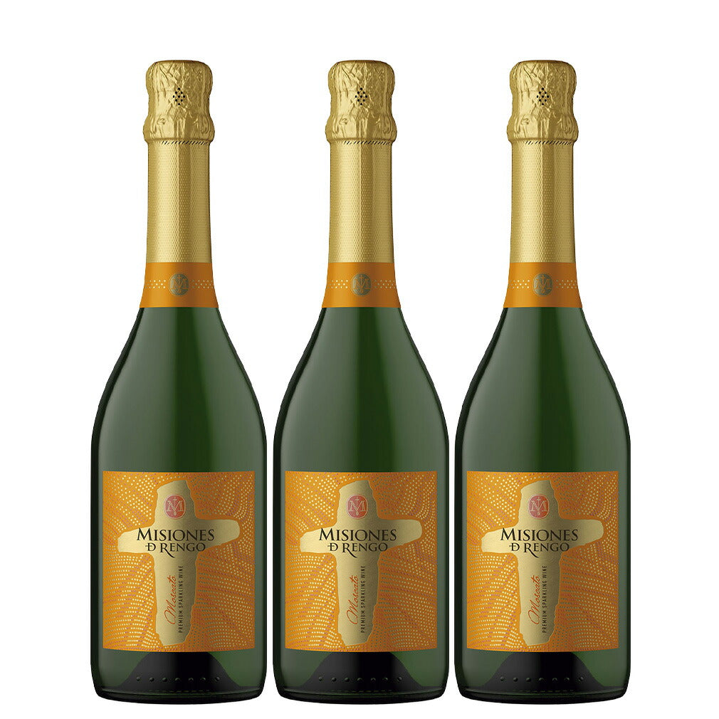 MX−gold81 ジャスミン&チュベローズ3本セット 3btls] Sparkling Wine Misiones Moscato Sparkling 750ml × 3 bottles