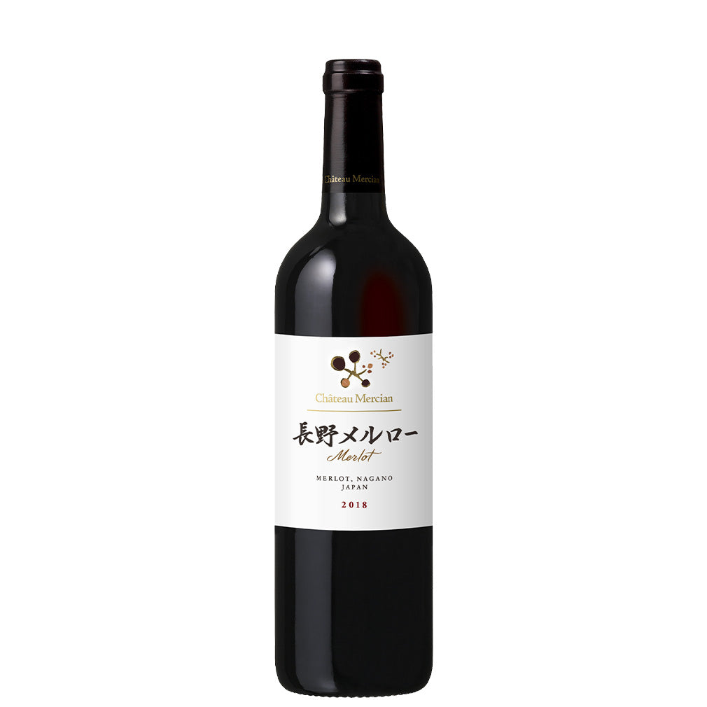 Chateau Mercian Nagano Merlot 750ml, 1 Bottle, Red Wine, Nagano Prefec