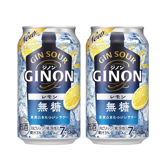 2CS] Asahibeer GINON Lemon 350ml x 48 cans Gin Highball