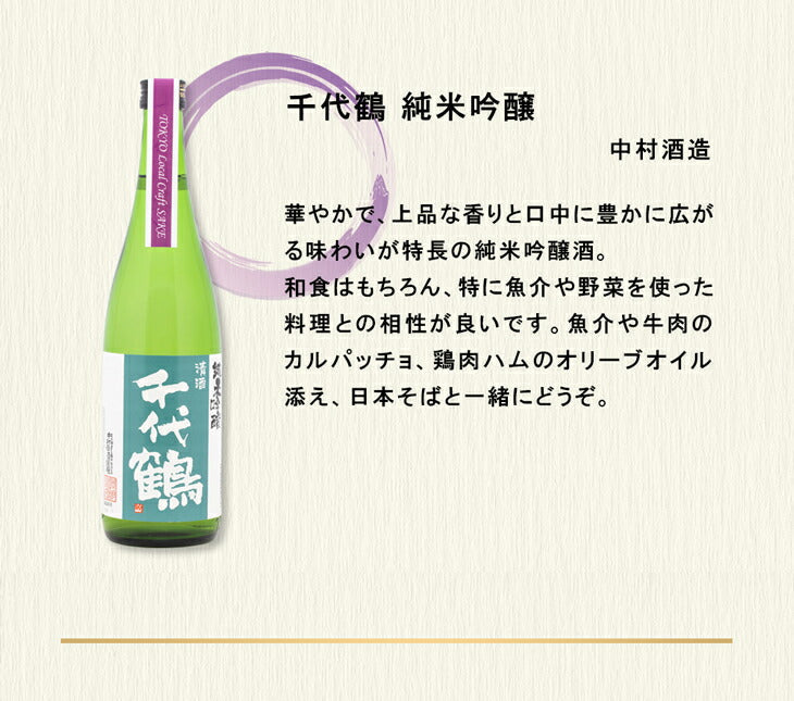 TOKYO LOCAL CRAFT SAKE 5-bottle Set