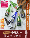 The Fine Sake Award Winning sake 6 small bottles Set
