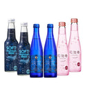 The Fine Sake Award 2024 Winning Casual Sparkling Sake Set of 2 Small Bottles [Kizakura, Hakutsuru, Hana-awaka]]