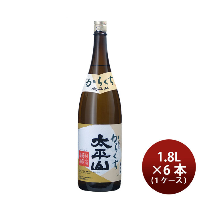 [1CS]Sake Kodama Jozo Taiheizan Gokujo Karakuchi 1.8L 1800ml 6 bottles