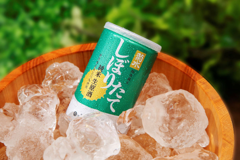 [2CS] Sake Kikusui Freshly squeezed Junmai Namagenshu 200ml x 60 cans