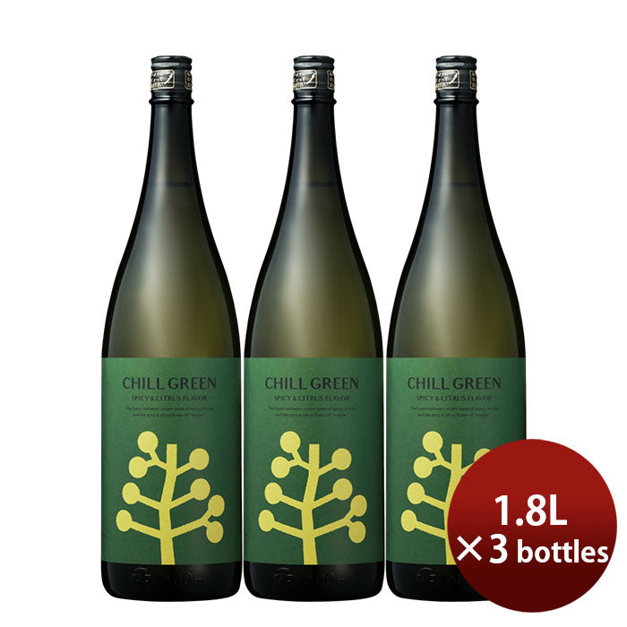 [3btls] 25% Hamada Shuzou Mugi Shoshu CHILL GREEN spicy&citrus 1.8L × 3 bottles