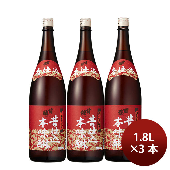 Mirin Seasoning Kankyou Mirin Mukashi Jikomi 1.8L 1800ml 3 bottle