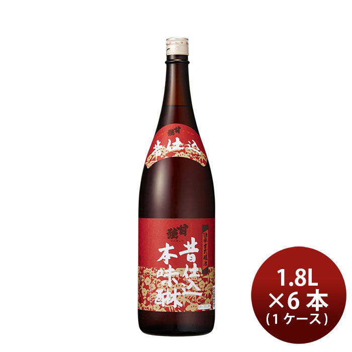 [1CS]Mirin Seasoning Kankyou Mirin Mukashi Jikomi 1.8L 1800ml 6 bottle