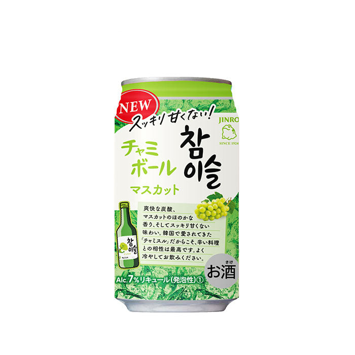 [1CS] Chamisul Chuhai Chami Ball Muscat 7° 350ml x 24 cans