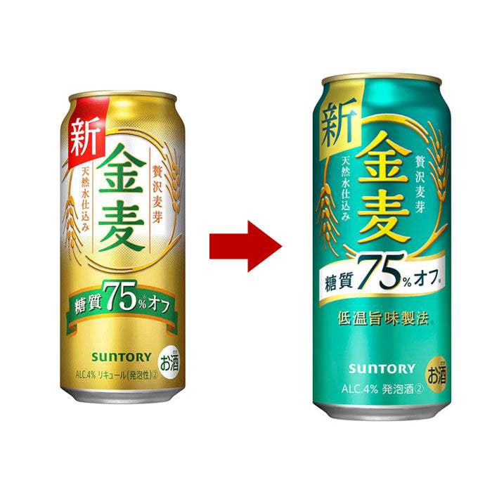 [1CS] Suntory Kinmugi carbohydrate 75%OFF 500ml x 24btls(1 case)