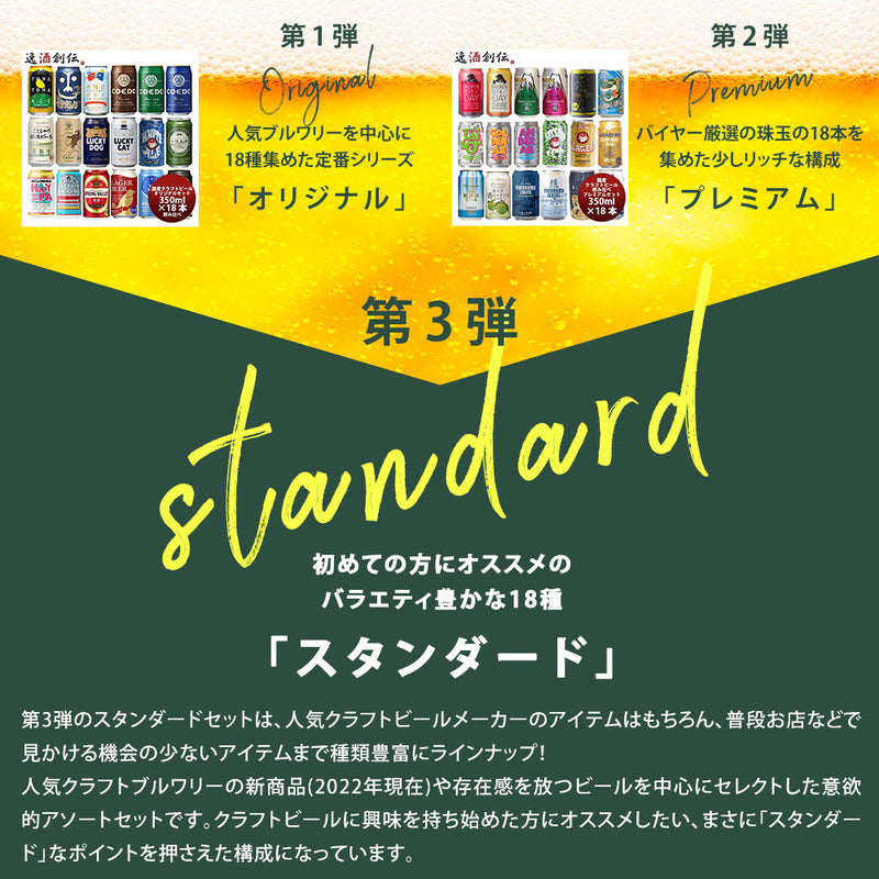 Craft Beer Standard set 18btls