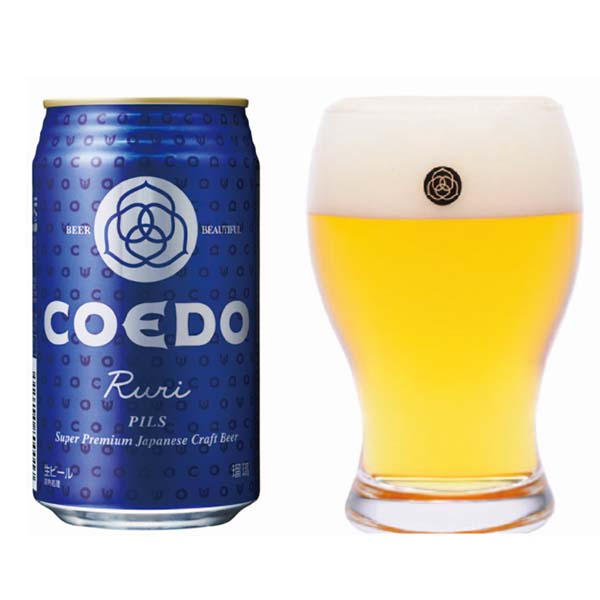 2CS] COEDO Beer -RURI - 350ml x 48 btls(2 cases) koedo