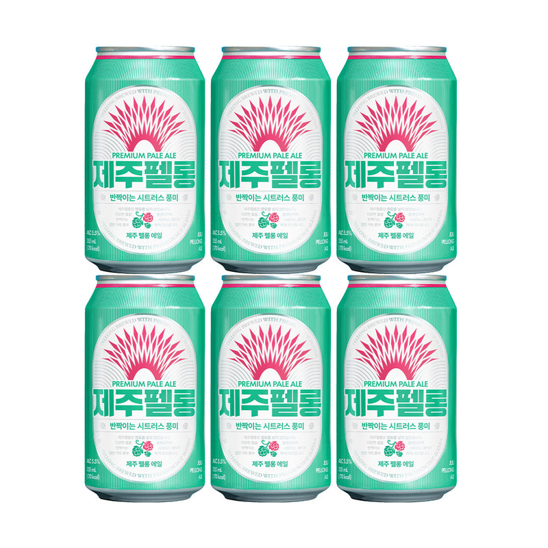 Limited, Korea, JEJU BEER, Jeju Peron Ale, 355ml, 6 Cans, Imported Beer, Jeju, Craft Beer