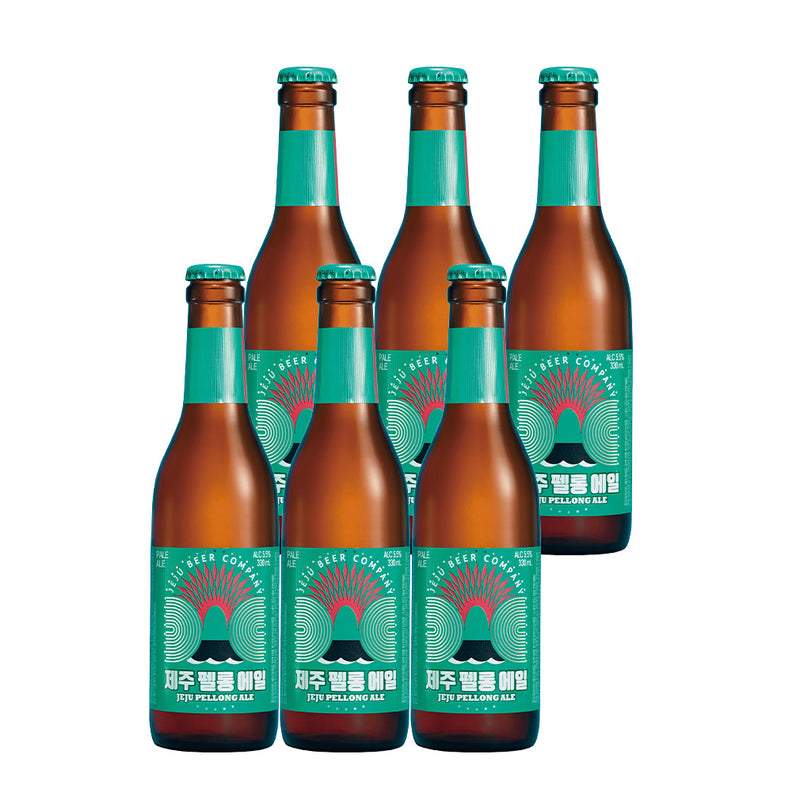 Limited, Korea, JEJU BEER, Jeju Peron Ale, 330ml, 6 Bottles, Imported Beer, Jeju, Craft Beer