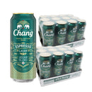 Thailand, Chang Espresso Lager, Can, 490ml, 24 Cans, 2 Cases, Imported Beer