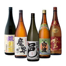 芋焼酎 一升瓶 5本 飲み比べセット 焼酎 1800ml 1.8L 綾黄金 魔界への誘い 薩摩邑 さつま白波 赤霧島