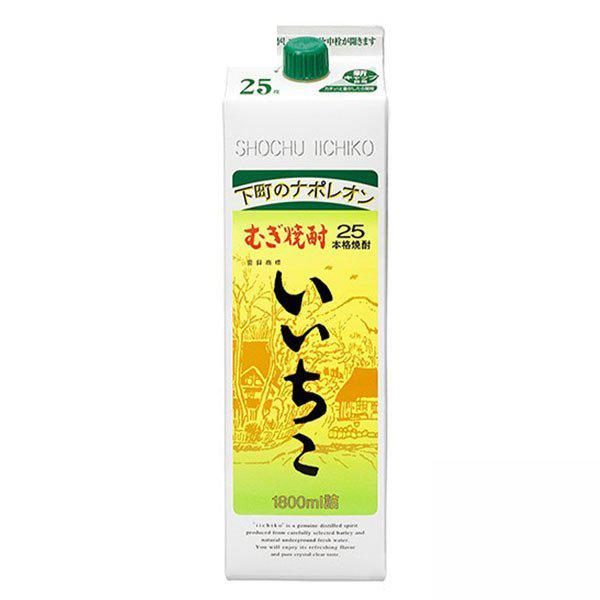 大分県 三和酒類 いいちこ 麦 25度 パック 1800ml 1.8L×1本 ギフト 父親 誕生日 プレゼント