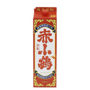 芋焼酎 赤小鶴 パック 1.8L 1800ml 25度 小正醸造 焼酎 直送