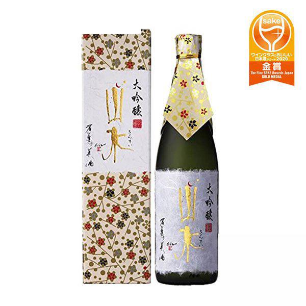 大分県 老松酒造老松 大吟醸 山水（箱入） 720ml 1本 ギフト 父親 誕生日 プレゼント