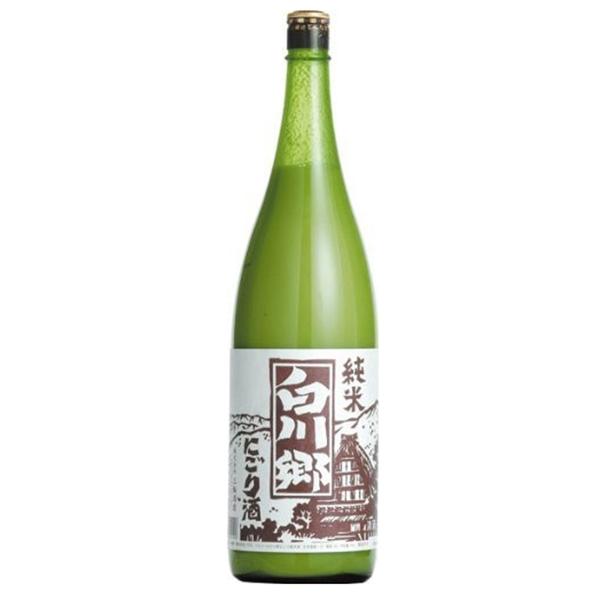 白川郷 純米にごり酒 三輪酒造 1800ml 1.8L 1本 ギフト 父親 誕生日 プレゼント