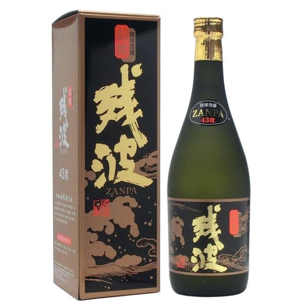 泡盛 残波 古酒 43度 比嘉酒造 720ｍｌ 1本 ギフト 父親 誕生日 プレゼント