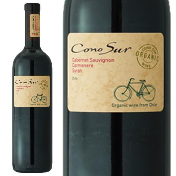 チリ ヴィーニャ・コノスル オーガニック カベルネソーヴィニヨン・カルメネール・シラー 750ml クール便指定は通常送料に+324円 ギフト 父親 誕生日 プレゼント