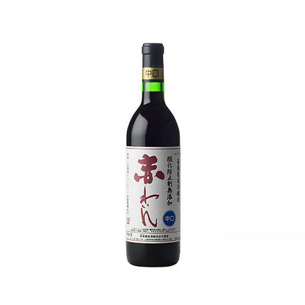 ワイン 蒼龍 無添加 赤ワイン中口 720ml 1本　赤わいん ギフト 父親 誕生日 プレゼント