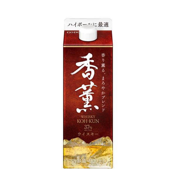 ウイスキー香薫パック37%900ml1本合同酒精ウィスキー既発売