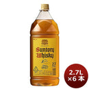 ウイスキー サントリーウイスキー角瓶 2.7Lペット NEウイスキー 2700ml 6本　2.7l １ケース ギフト 父親 誕生日 プレゼント