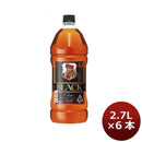 ウイスキー ブラックニッカ クリア ペット 2.7L 6本 1ケース　2700ml　2.7l ギフト 父親 誕生日 プレゼント