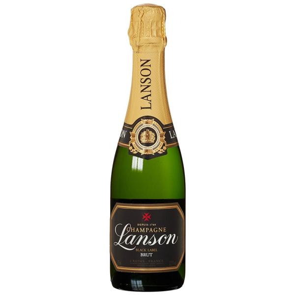 スパークリングワイン ランソン ブラックラベル ブリュット ハーフ 375ml 1本 ギフト 父親 誕生日 プレゼント