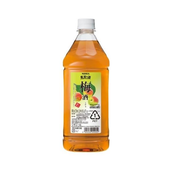 アサヒ 果実の酒 梅酒 ペットボトル 1800ml 1.8L ニッカ ギフト 父親 誕生日 プレゼント