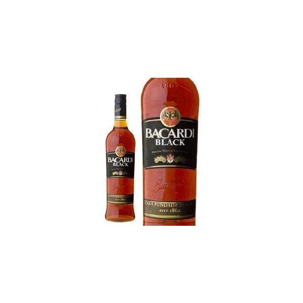 ラム プエルトリコ バカルディ・ブラック 750ml×1本 ギフト 父親 誕生日 プレゼント