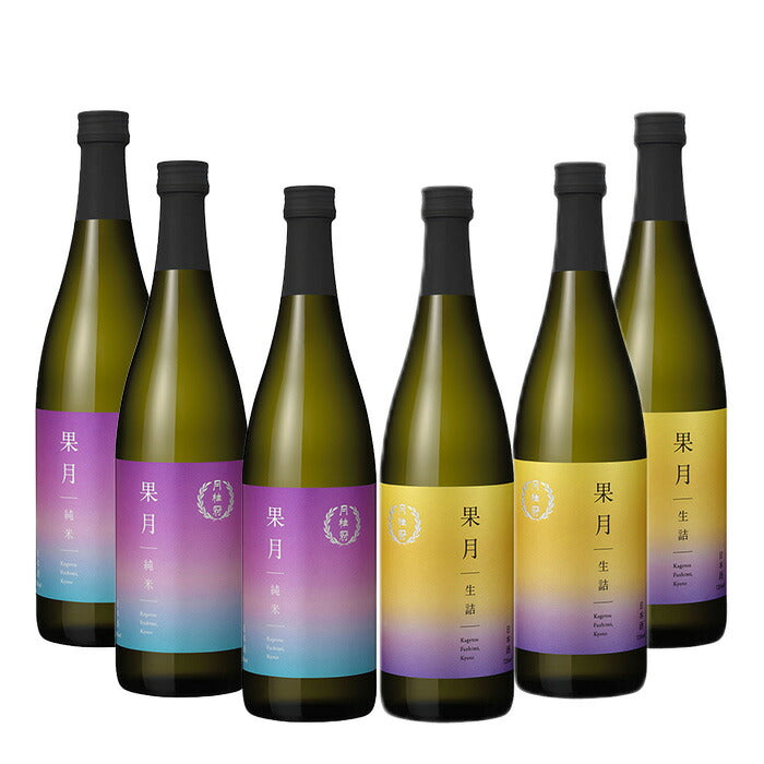 Gekkeikan Fruity Sake 'Kajitsu' Drinking Set – 3 Bottles of Each