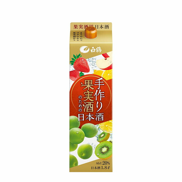[1CS]Hakutsuru Sake for Homemade Fruit Wine 1.8L 1800ml 6 bottle