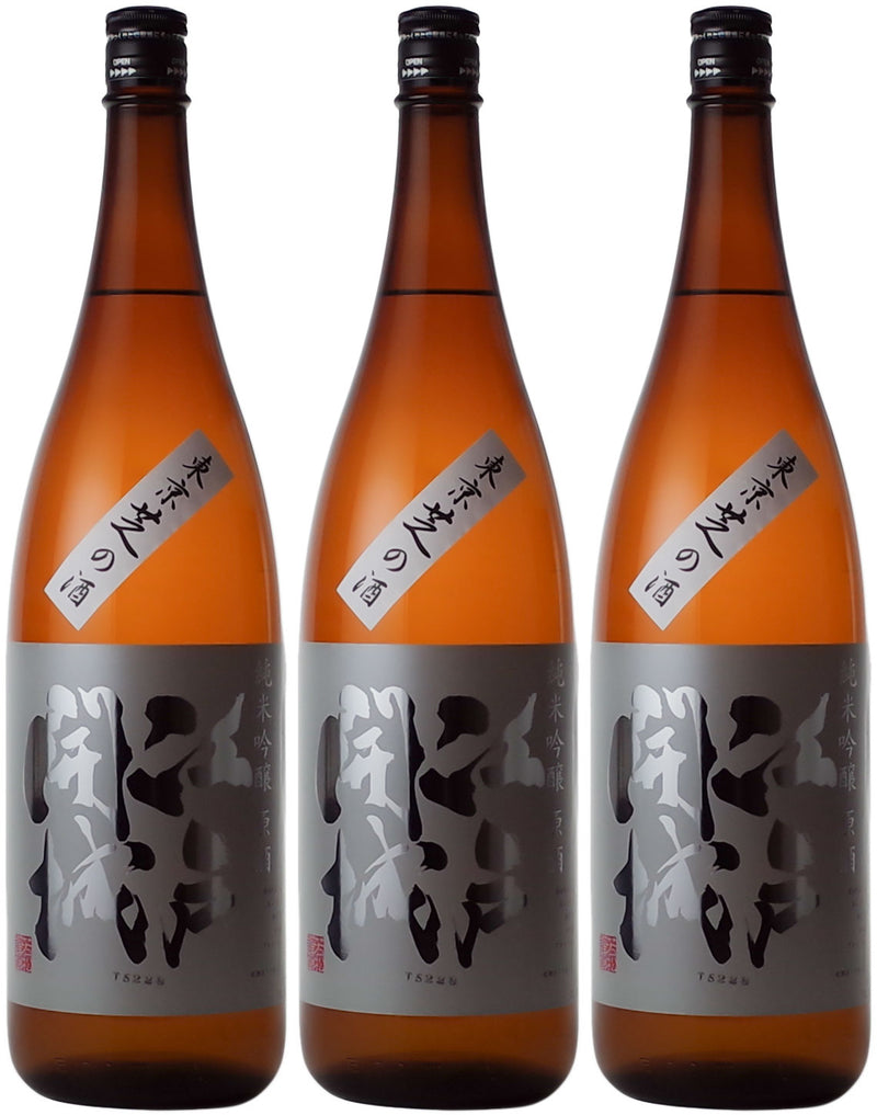 Edo Kaijo Junmaiginjo Genshu Omachi 1800ml 3bottle Japanese Sake Tokyo-kou Brewery