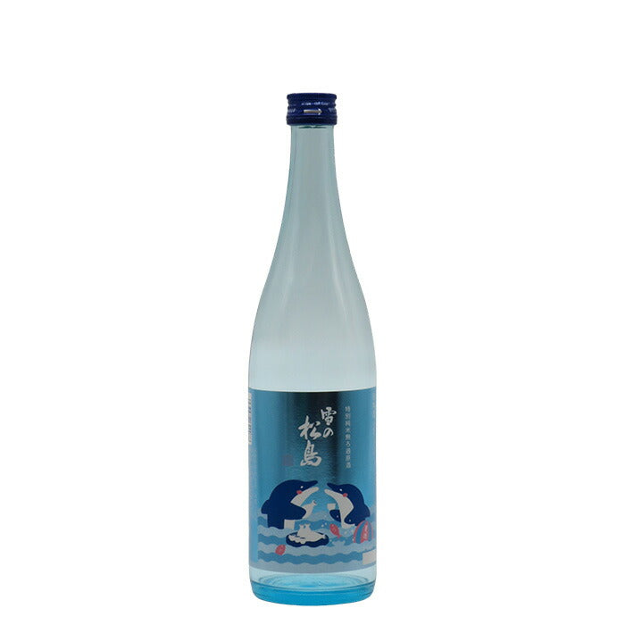 Yuki no Matsushima Tokubetsu Junmai Muroka Genshu Natsusake Dolphin Ravel 720ml bottle