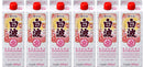 [1CS] 25% Imo Shochu Sakura Sciranami slim pack 900ml ×6 packs