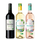 Organic Bordeaux Wine Set: Red, White, and Rosé