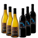 BEND Red & White 2-Variety Tasting Set 6 Bottles 750ml California, USA Wine