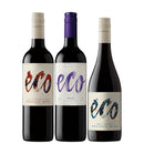Eco Balance Organic Red Wine Selection – 3 Bottles, 3 Popular Red Wines (750ml)