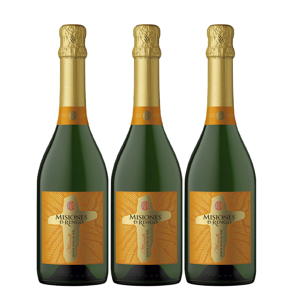 3btls] Sparkling Wine Misiones Moscato Sparkling 750ml × 3 bottles