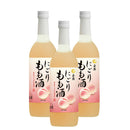 [3btls] Hakutsuru Liqueur 5% Nigori Momoshu (Peach) 700ml × 3 bottles