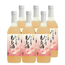 [1CS] Hakutsuru Liqueur 5% Nigori Momoshu (Peach) 700ml × 6 bottles
