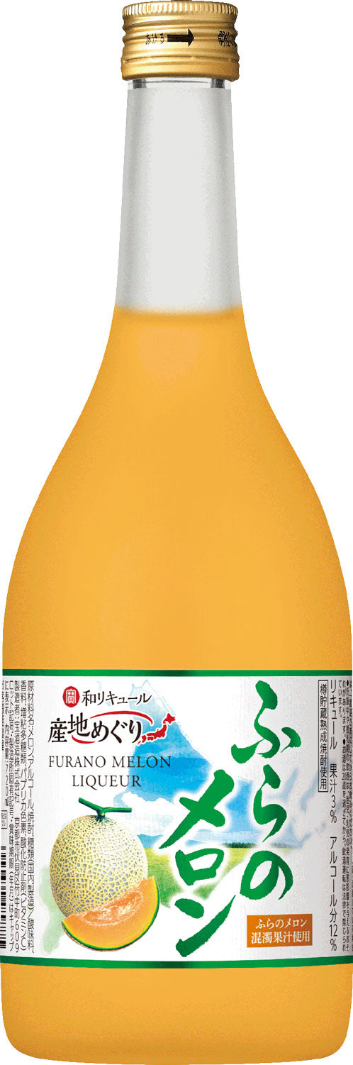 12% takara Liqueur Warikyu-ru Sanchi Meguri Hokkaido Furano Melon 720ml bottle