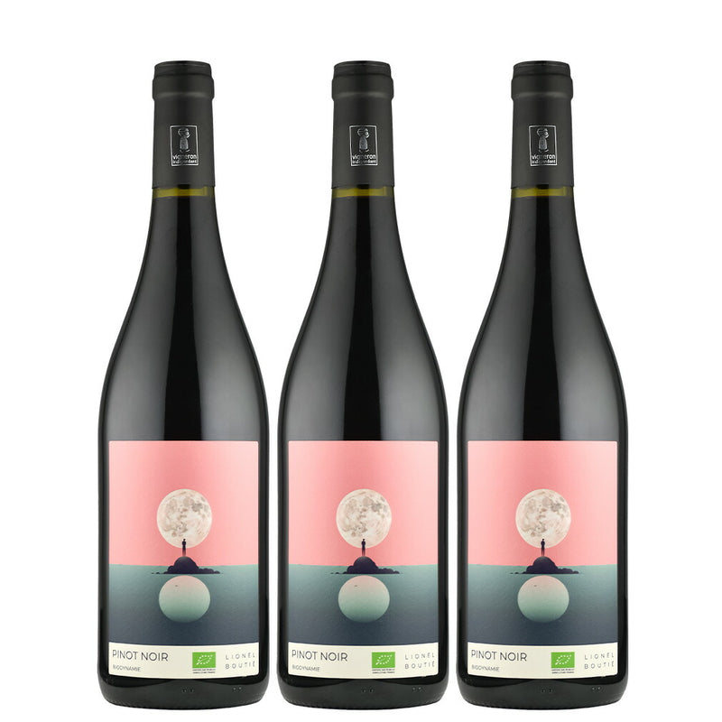 France Moon Range (by Lionel Boutie) Pinot Noir 750ml ×3bottless – Red Wine