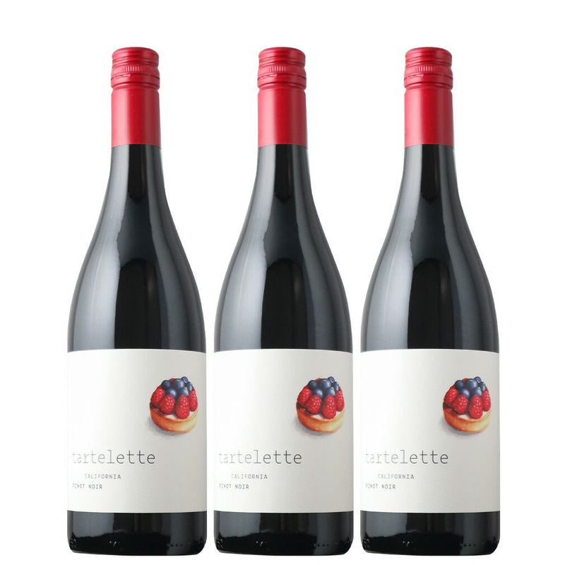 Tartelette Pinot Noir – Jean-Claude Boisset 750ml (3 Bottles) – USA, California – Red Wine