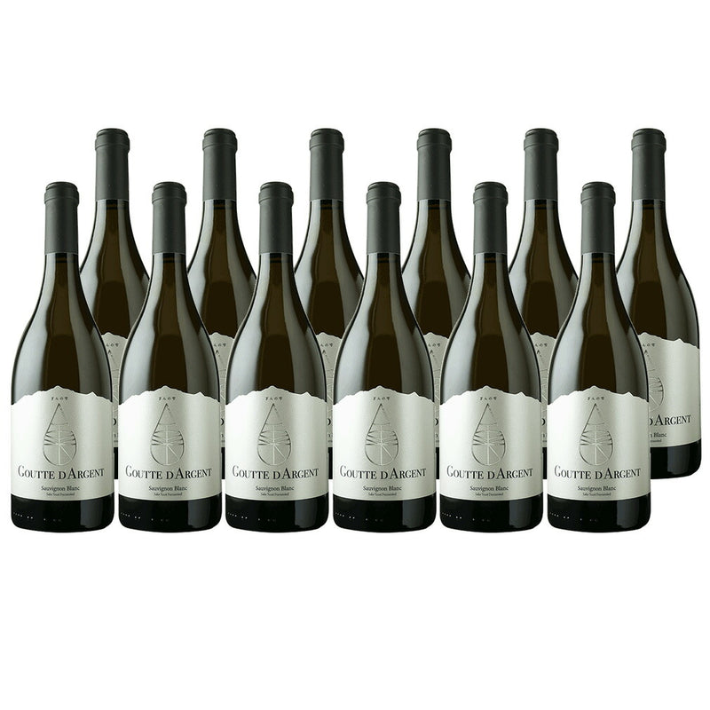 Gin no Shizuku Gut d'Argent Sauvignon Blanc 750ml (12 Bottle) – Chile – Dry White Wine