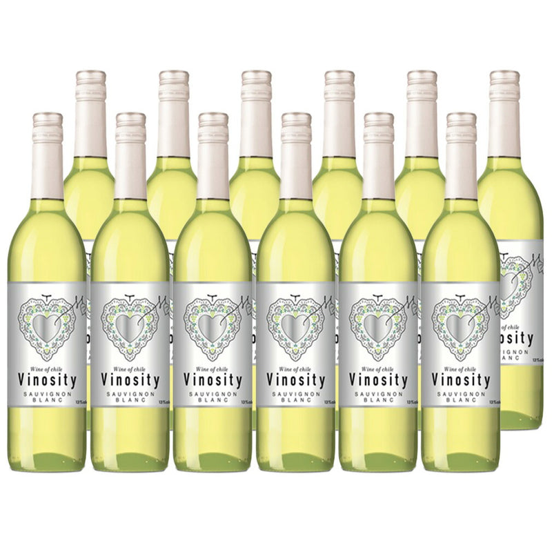 Chile Vinosity Sauvignon Blanc 750ml ×12 bottless – White, Dry Wine