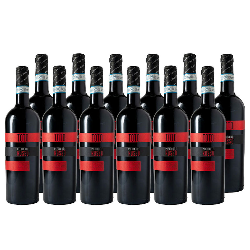Andreas Mazzei Toto Rosso Piemonte DOP, Italy, 750ml, 12 Bottles